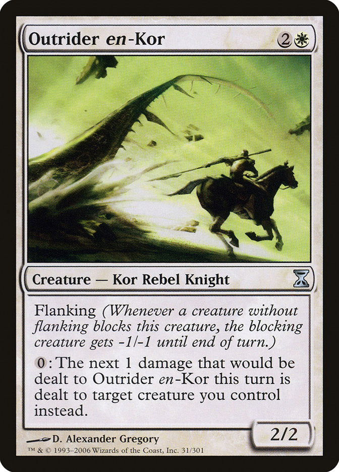 Outrider en-Kor [Time Spiral] Magic: The Gathering