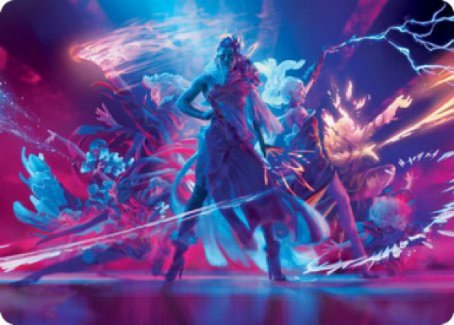 Prismari Command Art Card [Strixhaven: School of Mages Art Series] Magic: The Gathering