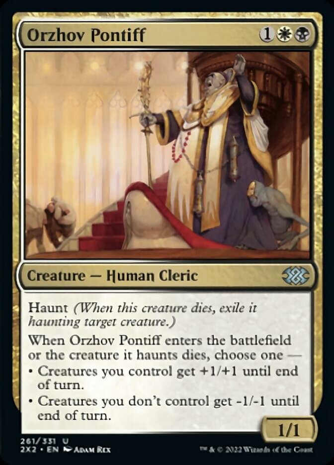 Orzhov Pontiff [Double Masters 2022] Magic: The Gathering