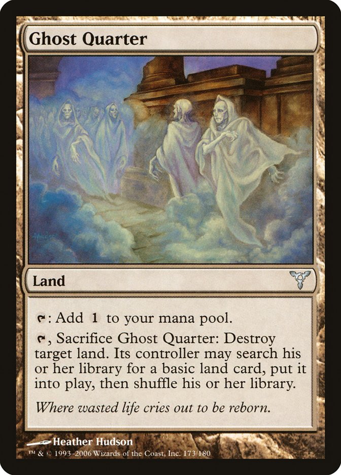 Ghost Quarter [Dissension] Magic: The Gathering