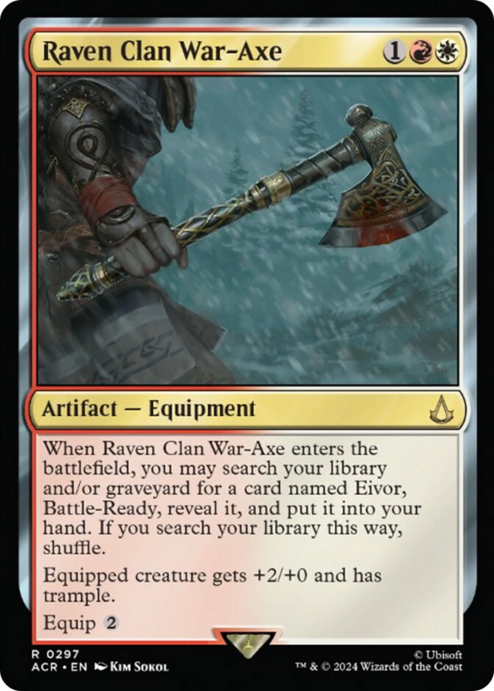 Raven Clan War-Axe [Assassin's Creed] Magic: The Gathering