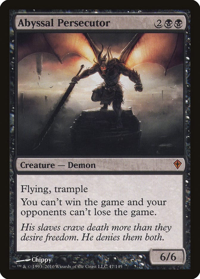 Abyssal Persecutor [Worldwake] Magic: The Gathering