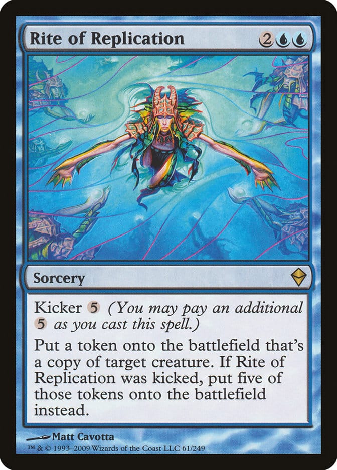 Rite of Replication [Zendikar] Magic: The Gathering