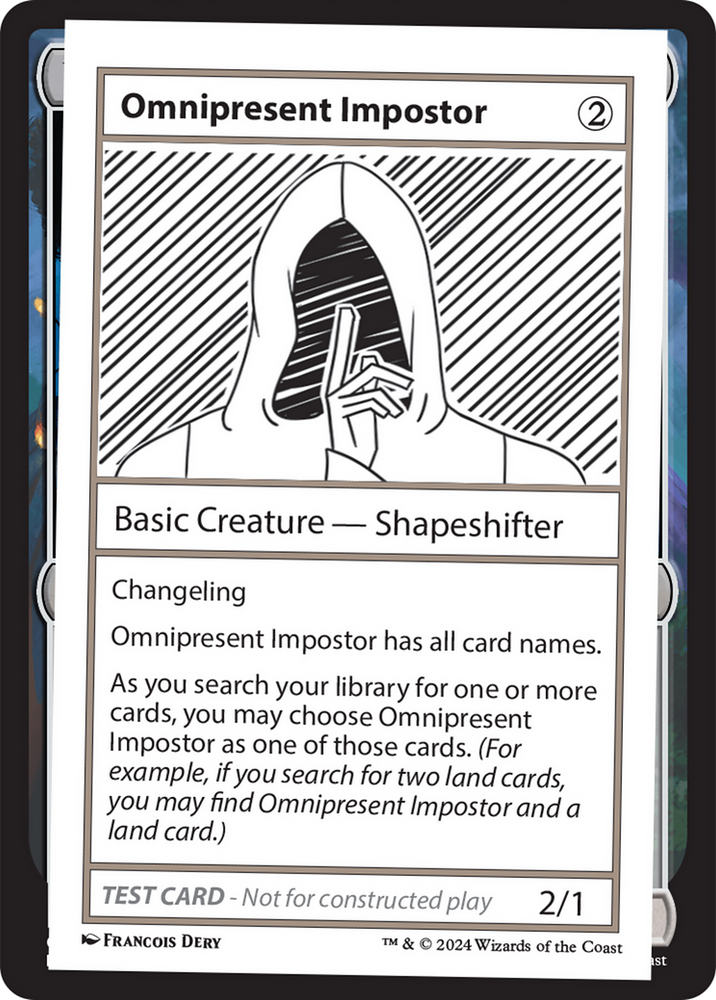 Omnipresent Impostor [Mystery Booster 2 Playtest Cards] Magic: The Gathering