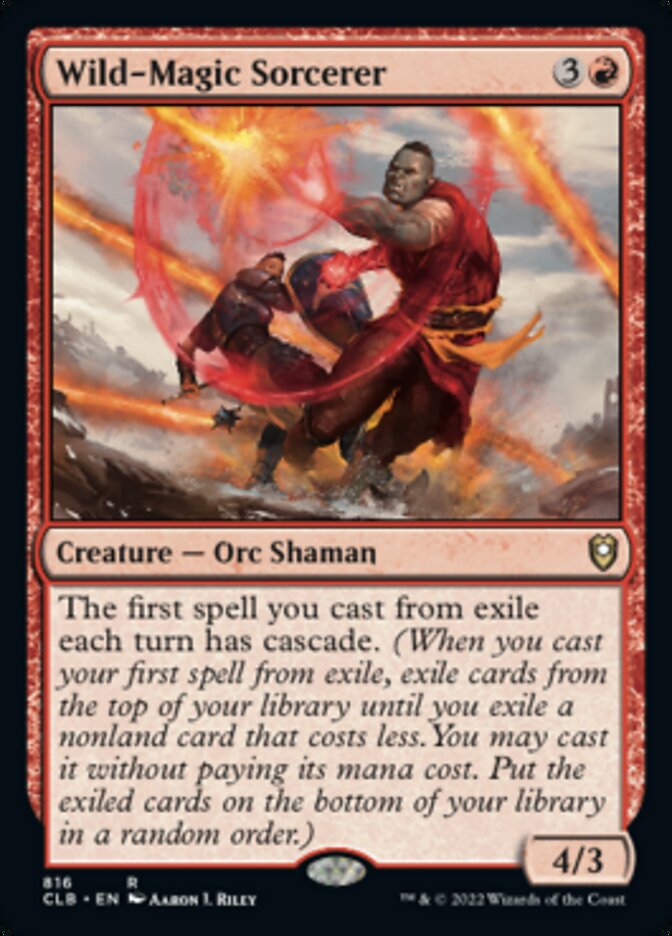 Wild-Magic Sorcerer [Commander Legends: Battle for Baldur's Gate] Magic: The Gathering
