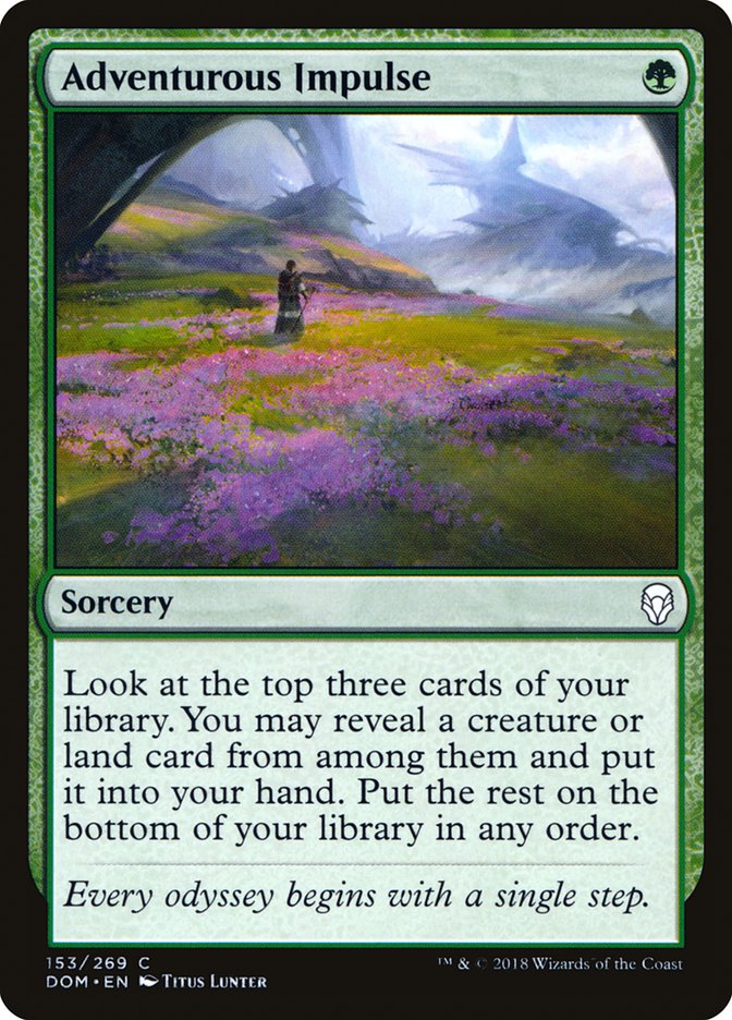 Adventurous Impulse [Dominaria] Magic: The Gathering