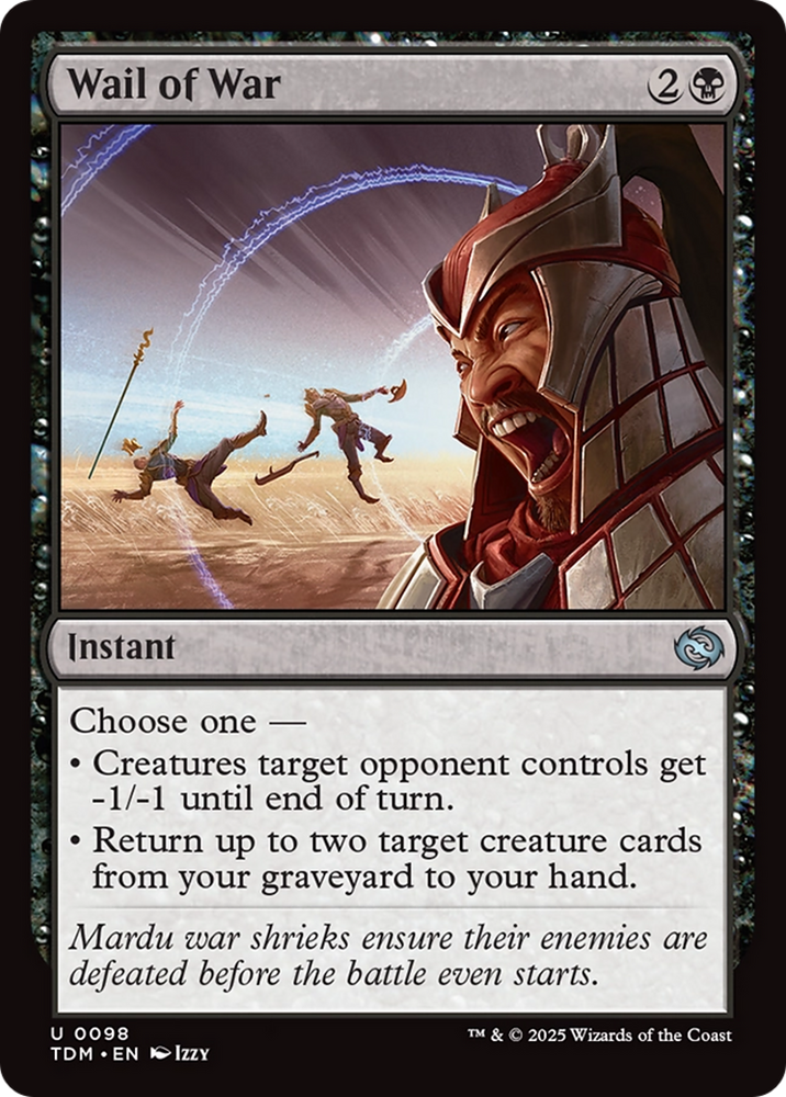 Wail of War [Tarkir: Dragonstorm] Magic: The Gathering