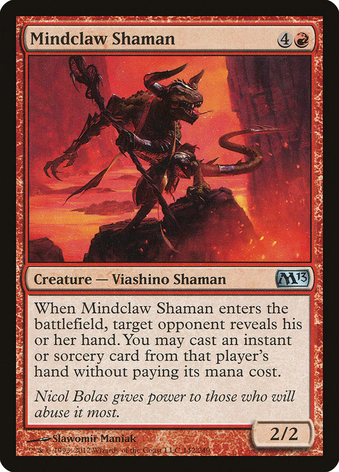Mindclaw Shaman [Magic 2013] Magic: The Gathering