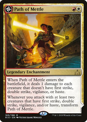 Path of Mettle // Metzali, Tower of Triumph [Rivals of Ixalan] Magic: The Gathering