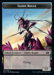 Faerie Rogue // Soldier Double-Sided Token [Double Masters 2022 Tokens] Magic: The Gathering