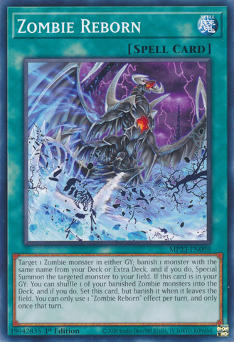 Zombie Reborn [MP23-EN098] Common - Yugioh Cards For Your TCG Needs!