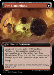 Dire Flail (Extended Art) [The Lost Caverns of Ixalan] Magic: The Gathering