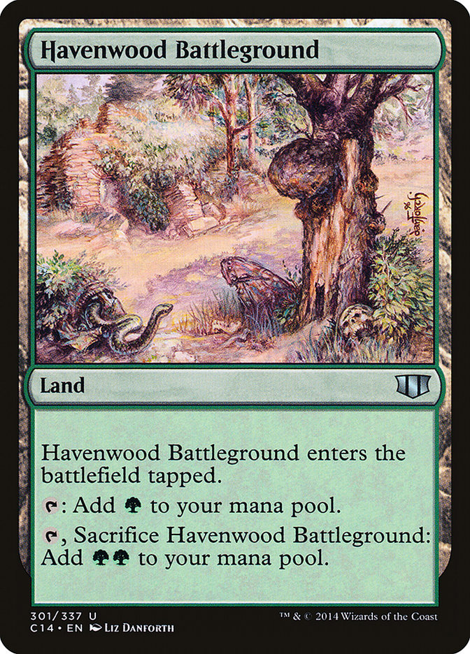 Havenwood Battleground [Commander 2014] Magic: The Gathering