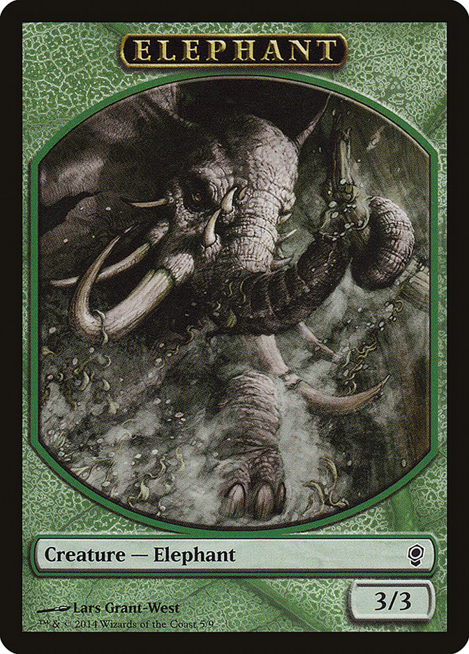 Elephant Token [Conspiracy Tokens] Magic: The Gathering