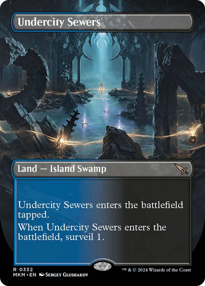 Undercity Sewers (Borderless) [Murders at Karlov Manor] Magic: The Gathering