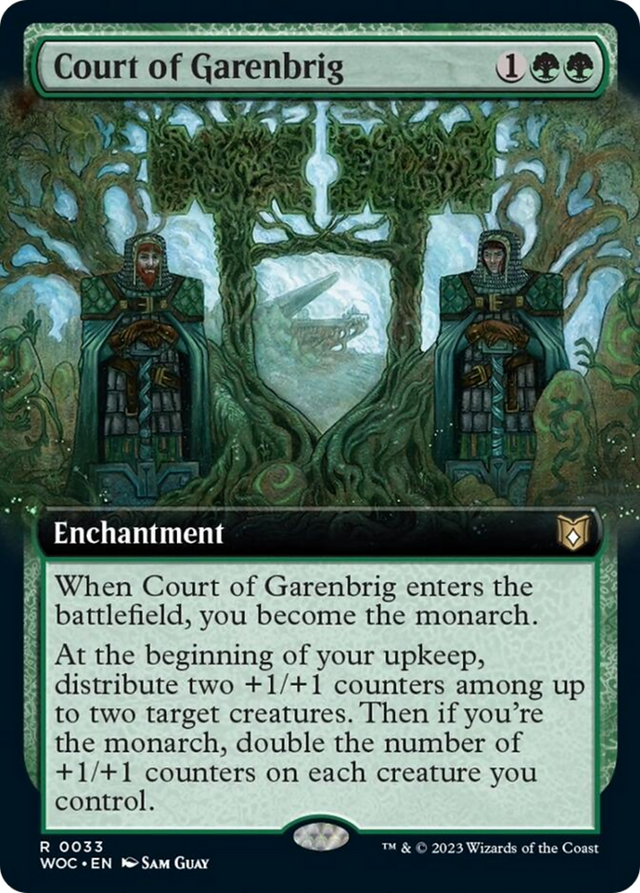 Court of Garenbrig (Extended Art) [Wilds of Eldraine Commander] Magic: The Gathering
