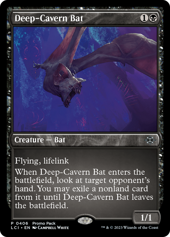 Deep-Cavern Bat [The Lost Caverns of Ixalan Promos] Magic: The Gathering