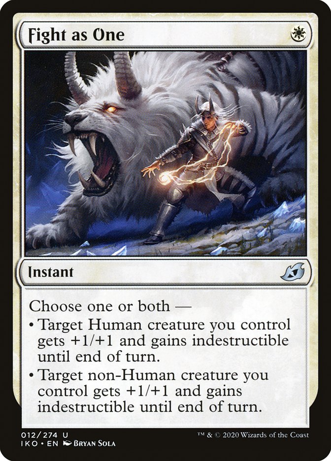 Fight as One [Ikoria: Lair of Behemoths] Magic: The Gathering