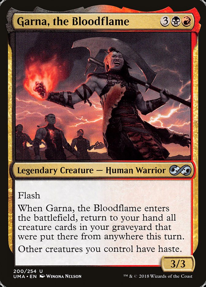 Garna, the Bloodflame [Ultimate Masters] Magic: The Gathering
