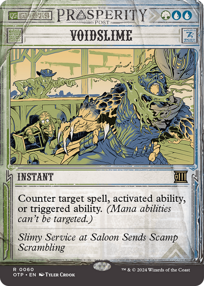 Voidslime [Outlaws of Thunder Junction: Breaking News] Magic: The Gathering