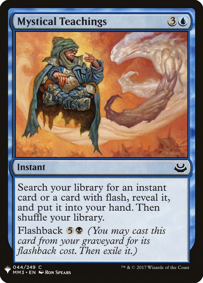 Mystical Teachings [Mystery Booster] Magic: The Gathering