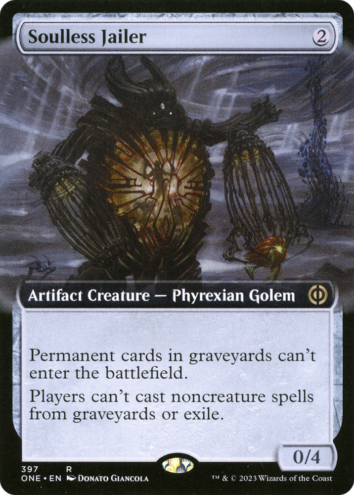 Soulless Jailer (Extended Art) [Phyrexia: All Will Be One] Magic: The Gathering