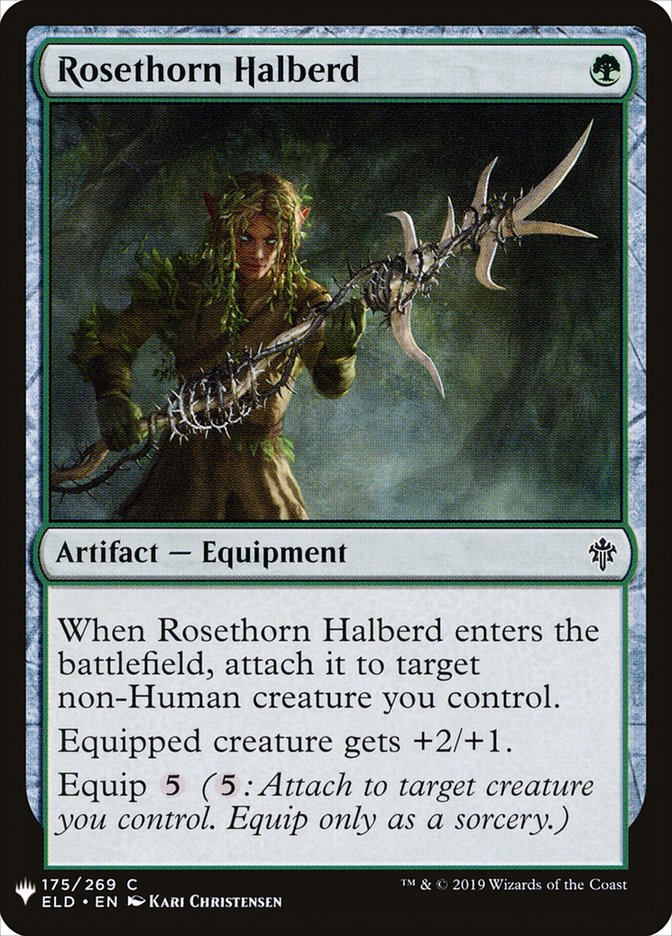 Rosethorn Halberd [Mystery Booster] Magic: The Gathering
