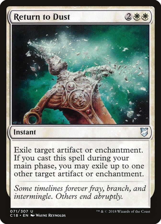 Return to Dust [Commander 2018] Magic: The Gathering