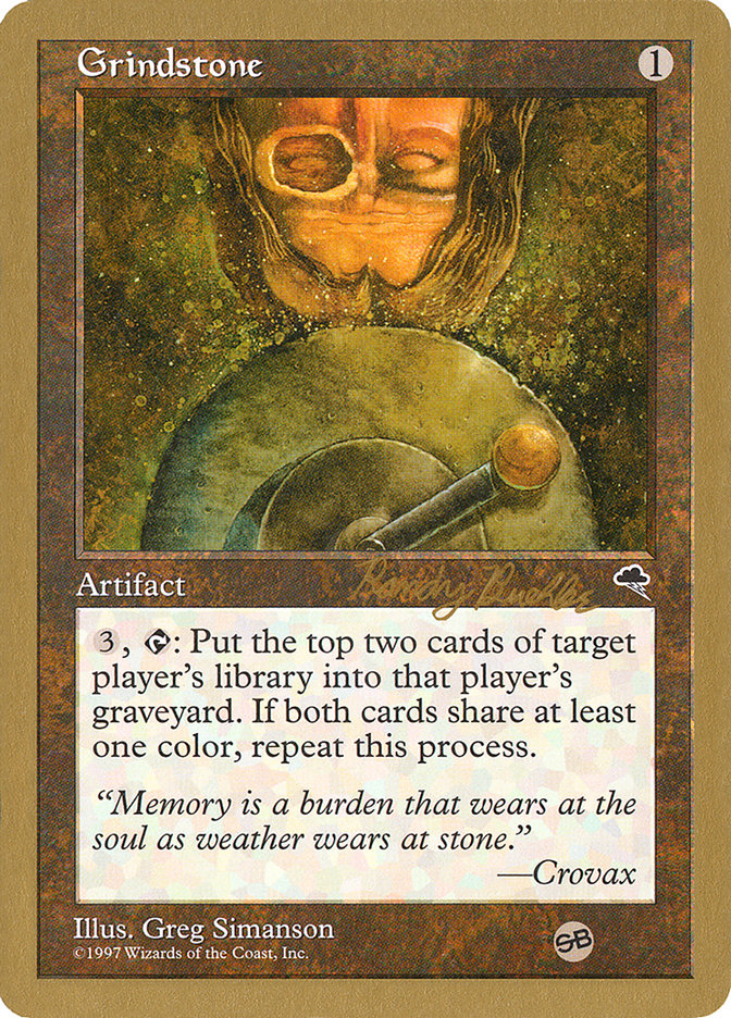 Grindstone (Randy Buehler) (SB) [World Championship Decks 1998] Magic: The Gathering