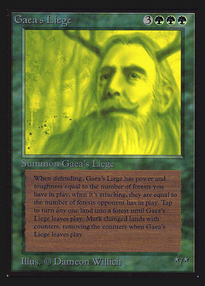Gaea's Liege [International Collectors' Edition] Magic: The Gathering