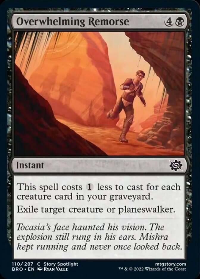 Overwhelming Remorse [The Brothers' War] Magic: The Gathering