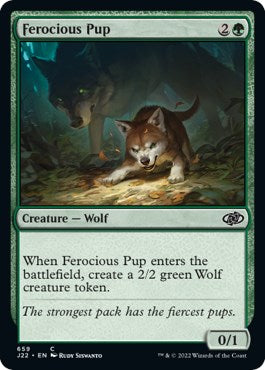 Ferocious Pup [Jumpstart 2022] Magic: The Gathering