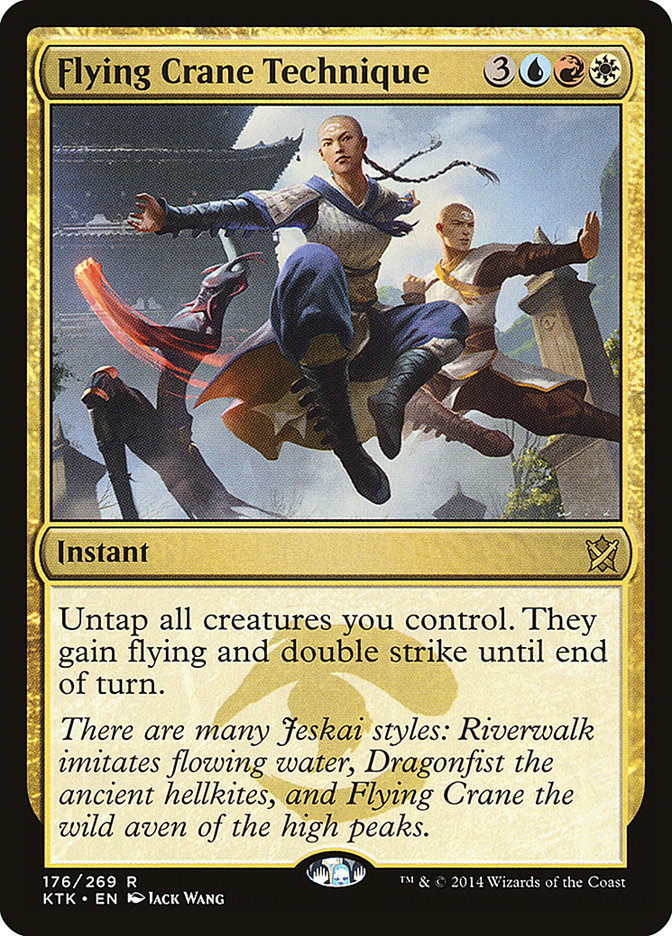 Flying Crane Technique [Khans of Tarkir] Magic: The Gathering