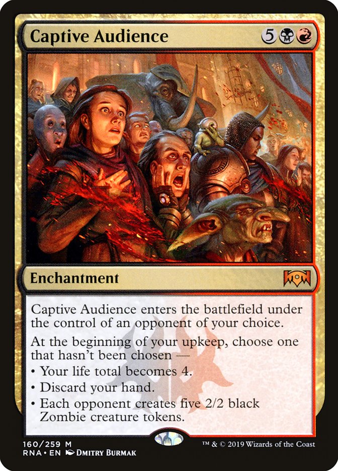 Captive Audience [Ravnica Allegiance] Magic: The Gathering