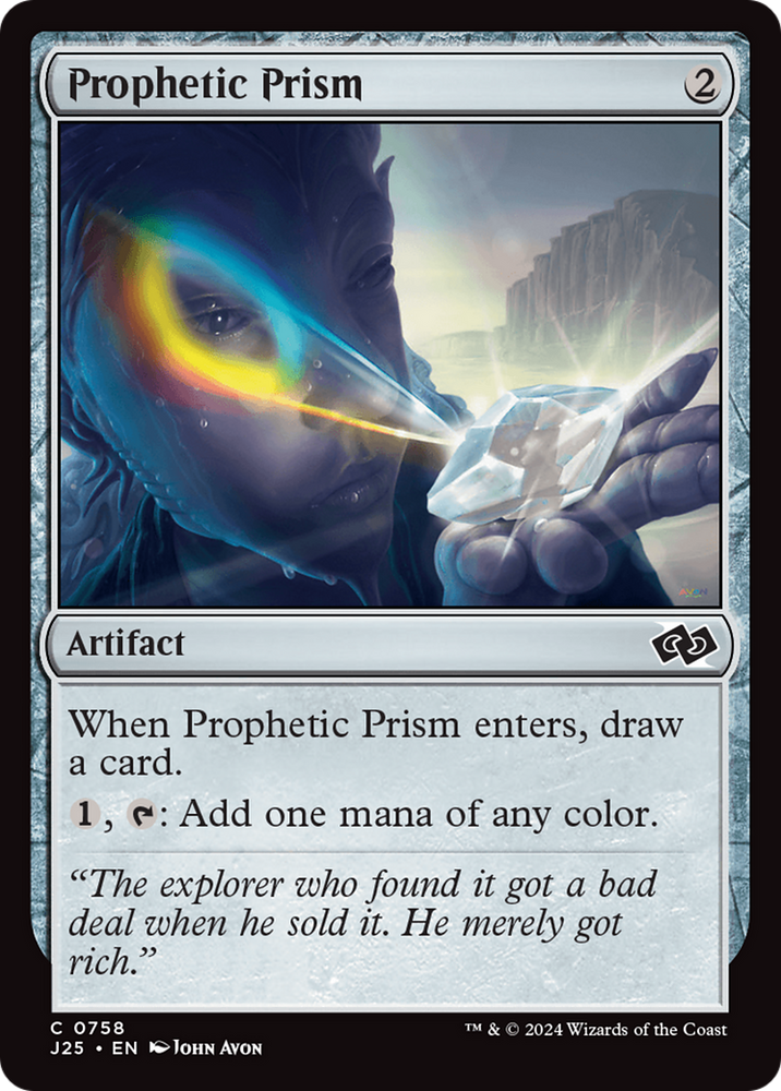 Prophetic Prism [Foundations Jumpstart] Magic: The Gathering