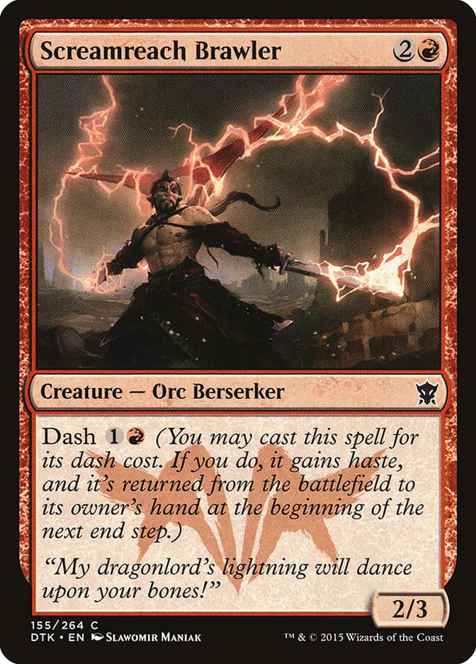 Screamreach Brawler [Dragons of Tarkir] Magic: The Gathering