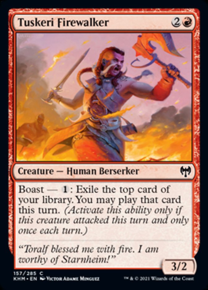 Tuskeri Firewalker [Kaldheim] Magic: The Gathering