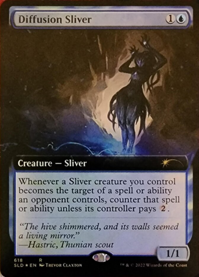 Diffusion Sliver (Extended Art) [Secret Lair Drop Promos] Magic: The Gathering
