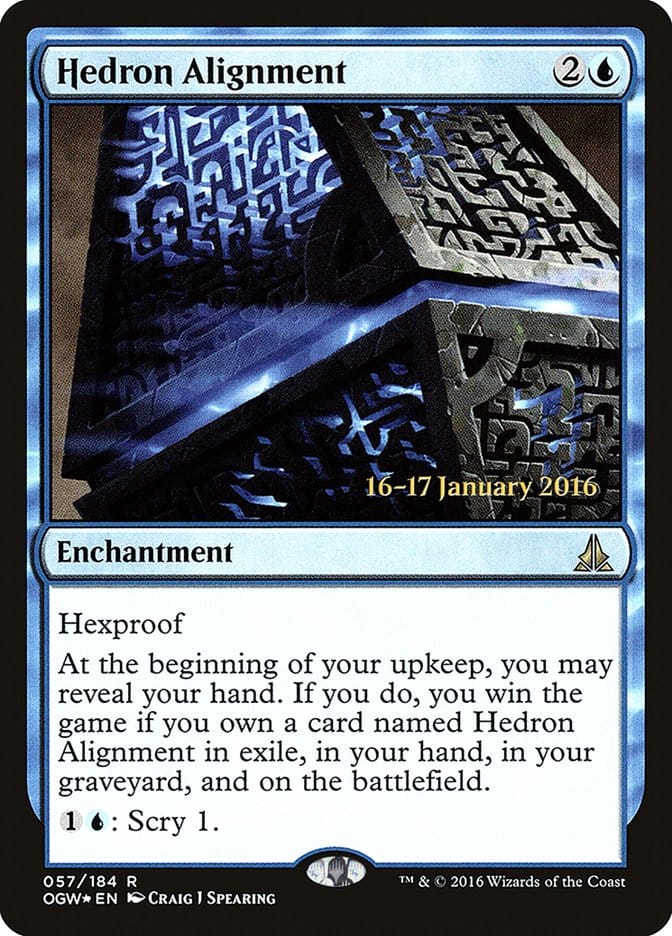 Hedron Alignment [Oath of the Gatewatch Prerelease Promos] Magic: The Gathering
