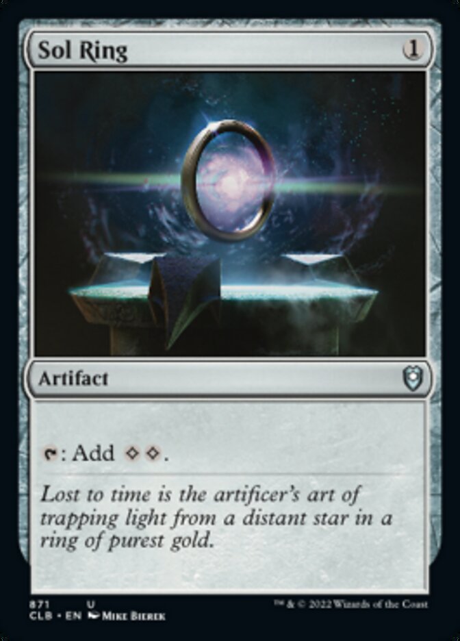 Sol Ring [Commander Legends: Battle for Baldur's Gate] Magic: The Gathering
