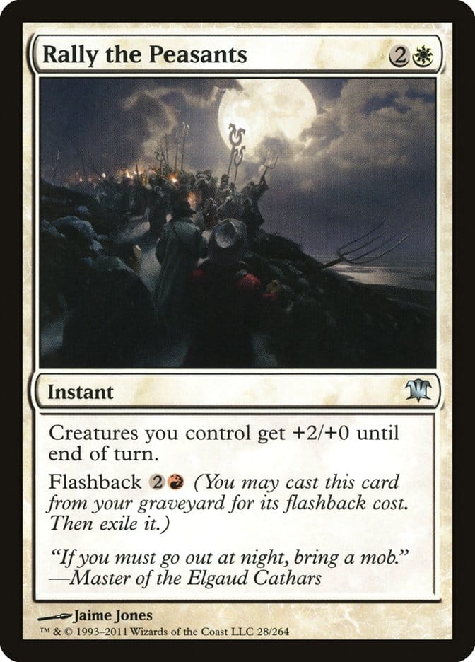Rally the Peasants [Innistrad] Magic: The Gathering