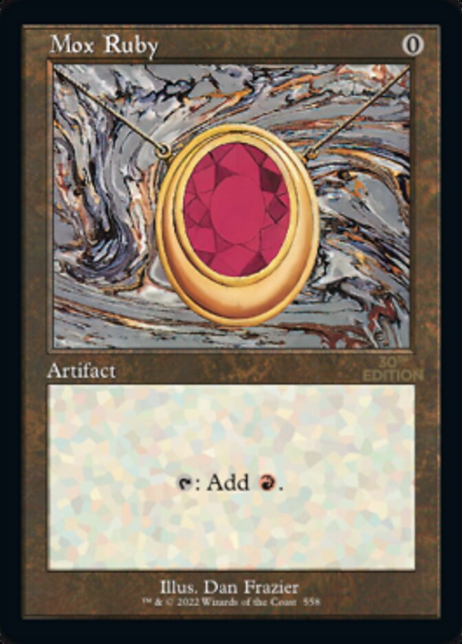 Mox Ruby (Retro) [30th Anniversary Edition] Magic: The Gathering