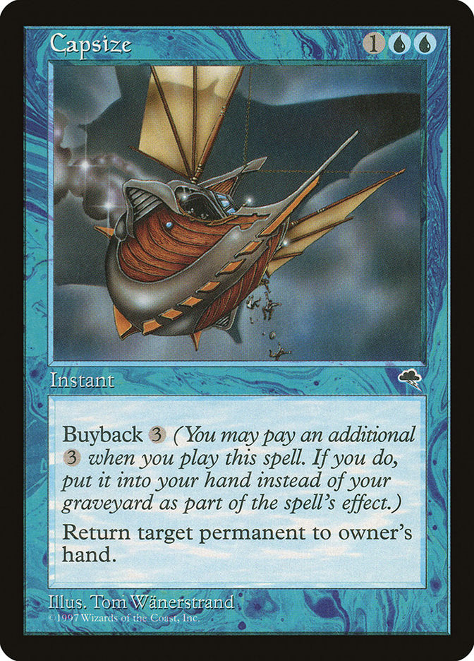 Capsize [Tempest] Magic: The Gathering