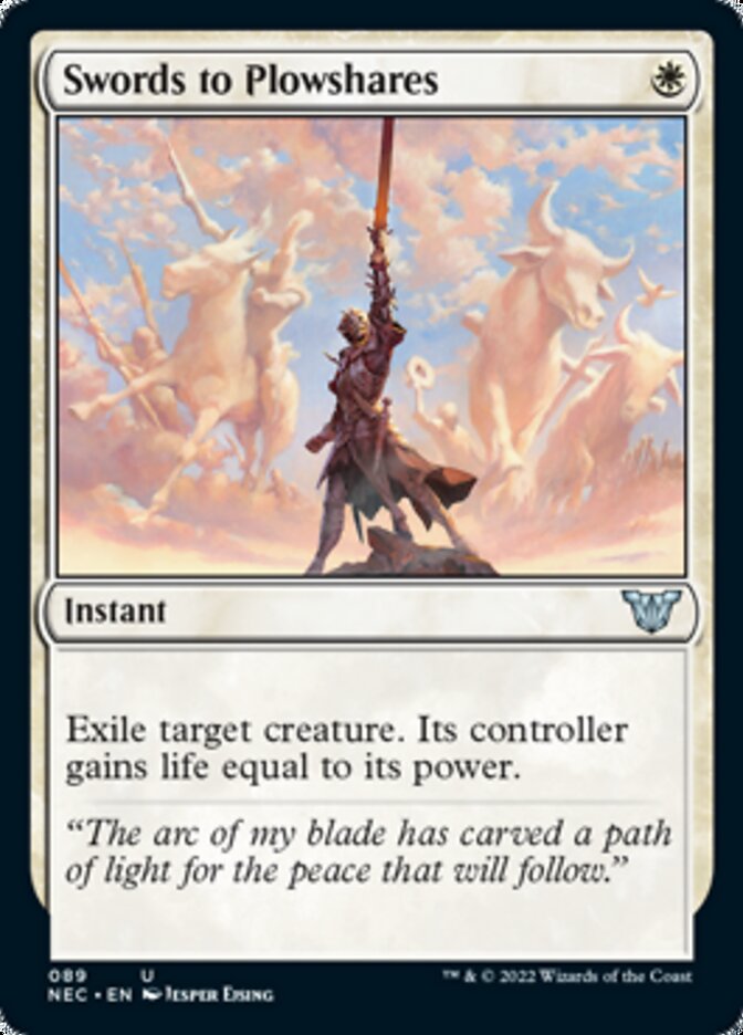 Swords to Plowshares [Kamigawa: Neon Dynasty Commander] Magic: The Gathering