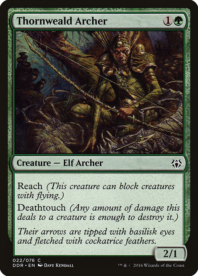 Thornweald Archer [Duel Decks: Nissa vs. Ob Nixilis] Magic: The Gathering