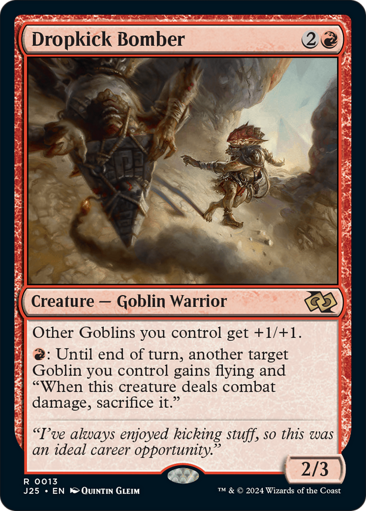 Dropkick Bomber [Foundations Jumpstart] Magic: The Gathering