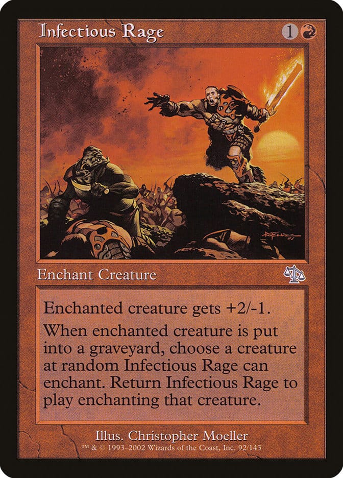 Infectious Rage [Judgment] Magic: The Gathering