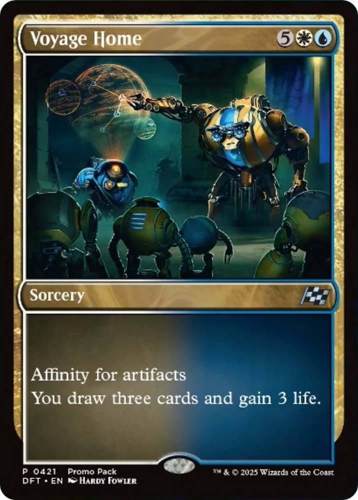 Voyage Home (Promo Pack) [Aetherdrift Promos] Magic: The Gathering