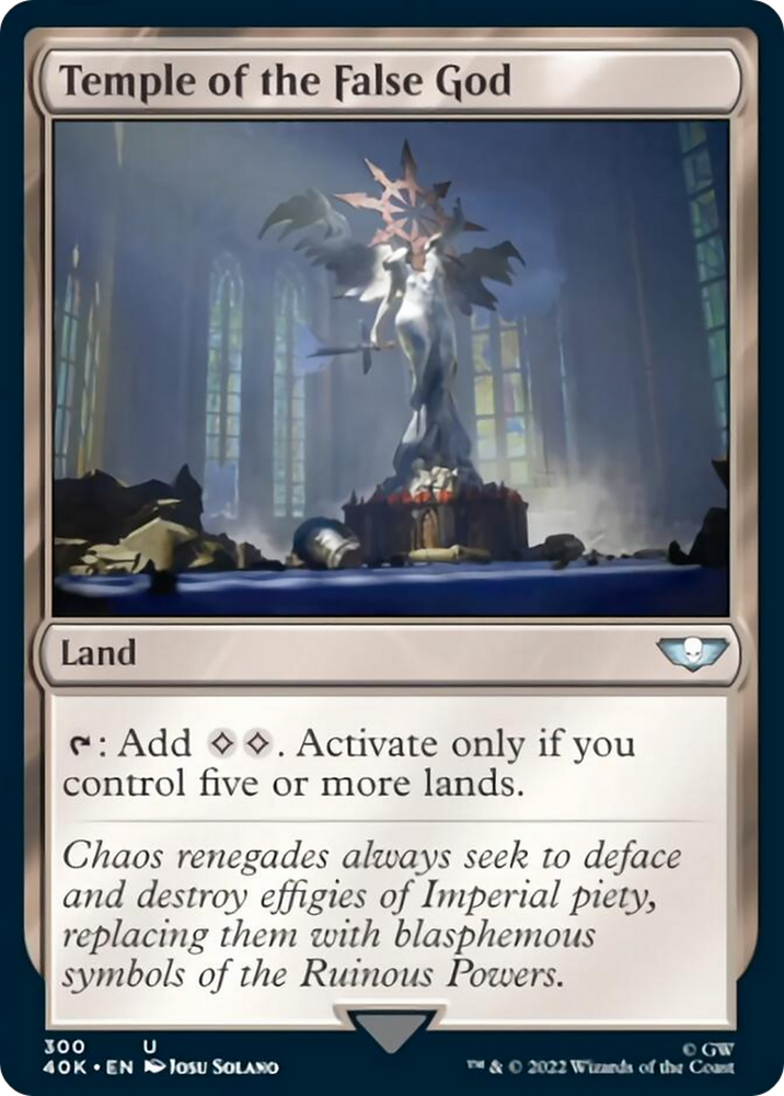 Temple of the False God [Warhammer 40,000] Magic: The Gathering