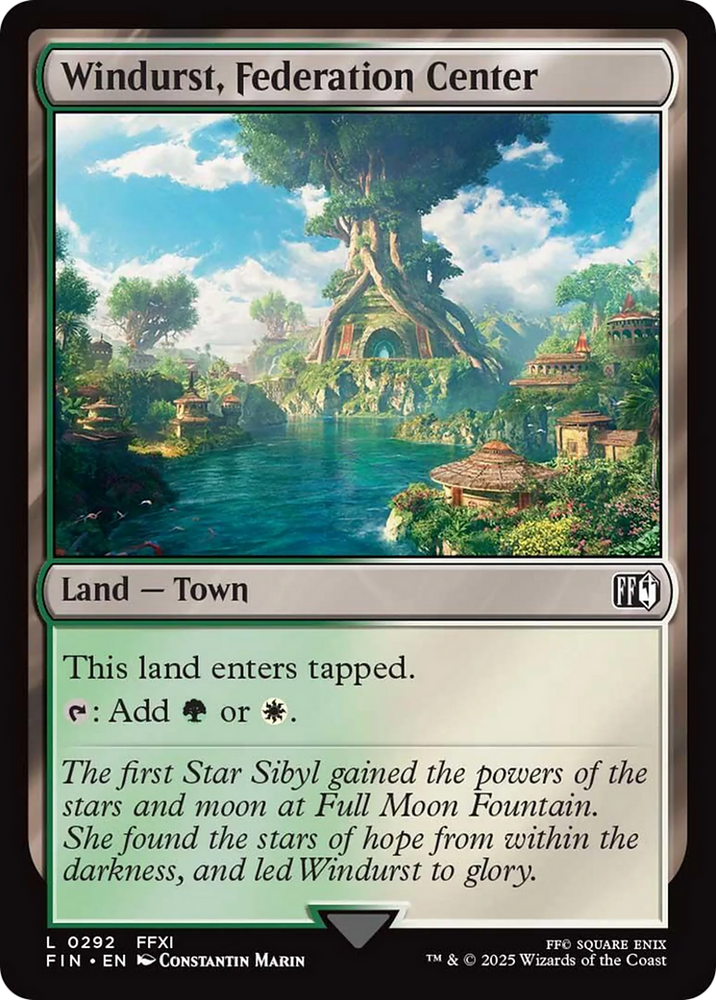 Windurst, Federation Center [FINAL FANTASY] Magic: The Gathering